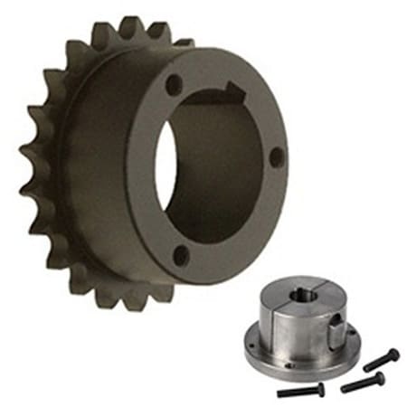 Martin Roller Chain Sprocket, 80 Chain, 14 Teeth, 1 Row of Teeth 80Q14H